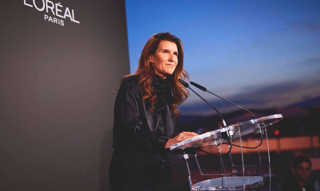 דלפין ויגייר-הובאס נשיאת המותג העולמית של לוריאל פריז